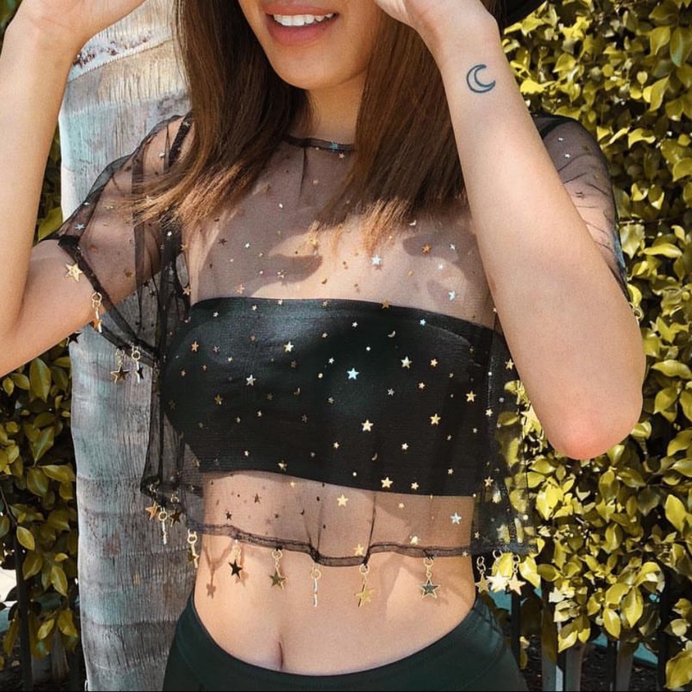 REVOLVE Sheer Top